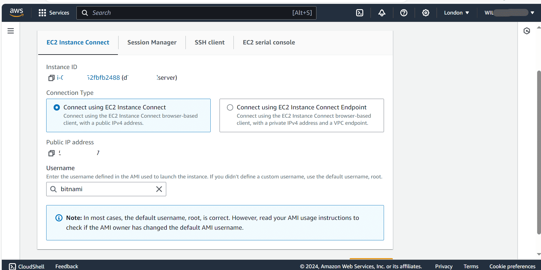 options to connect to aws ec2 instance